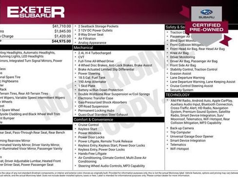 Certified 2025 Subaru Outback Wilderness image 1