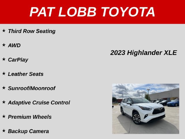Used 2023 Toyota Highlander XLE AWD/4WD image 29