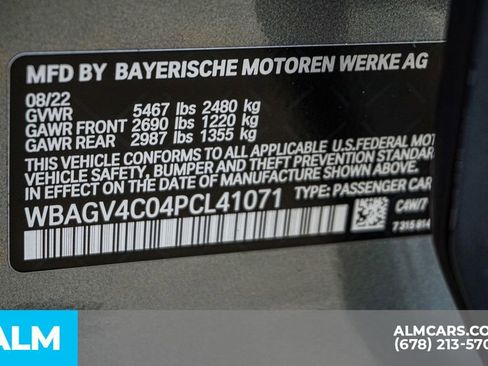Used 2023 BMW 840i Gran Coupe xDrive w/ M Sport Professional Package AWD/4WD image 62