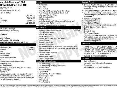 New 2026 Chevrolet Silverado 1500 Custom image 34