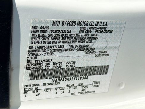 Used 2002 Ford Thunderbird 2dr Conv w/Hardtop Premium image 24