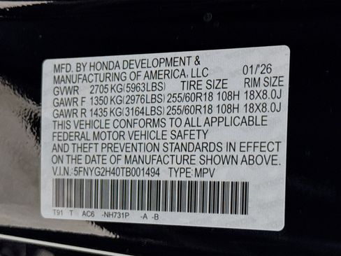 New 2026 Honda Pilot EX-L image 40