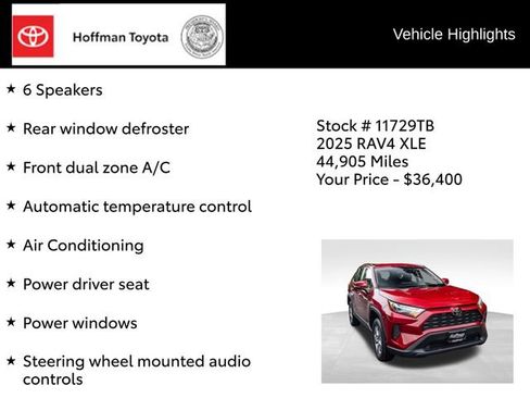 Used 2025 Toyota RAV4 XLE AWD/4WD image 15