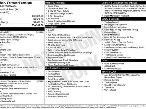 Certified 2025 Subaru Forester Premium AWD/4WD image 28