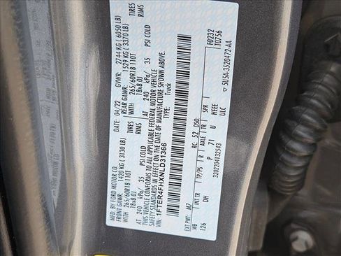 Used 2022 Ford Ranger Lariat w/ Technology Package image 25