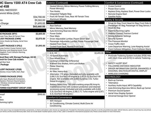 Used 2021 GMC Sierra 1500 AT4 w/ AT4 Value Package AWD/4WD image 51