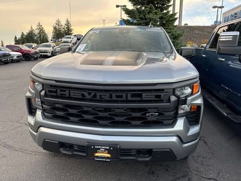 Certified 2025 Chevrolet Silverado 1500 Custom w/ Rally Edition AWD/4WD image 2
