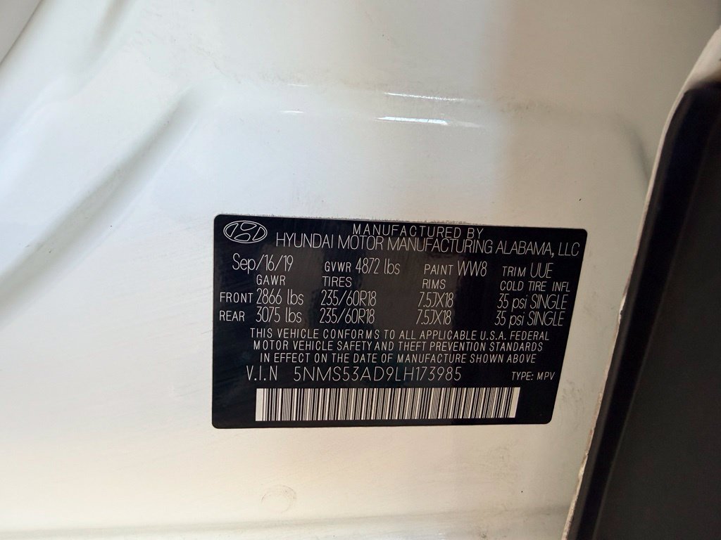 Used 2020 Hyundai Santa Fe Limited FWD image 44