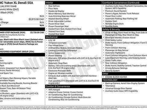 Used 2026 GMC Yukon XL Denali w/ Sun & Power Step Package AWD/4WD image 9
