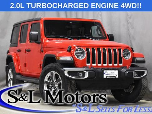 Used 2020 Jeep Wrangler Unlimited Sahara w/ Dual Top Group image 1
