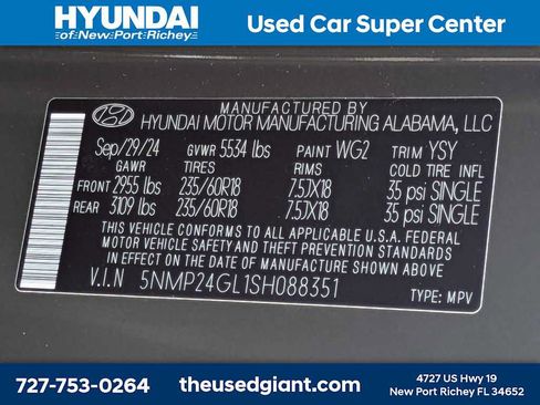 Used 2025 Hyundai Santa Fe SEL FWD image 43