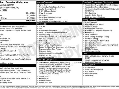 Certified 2023 Subaru Forester Wilderness image 37