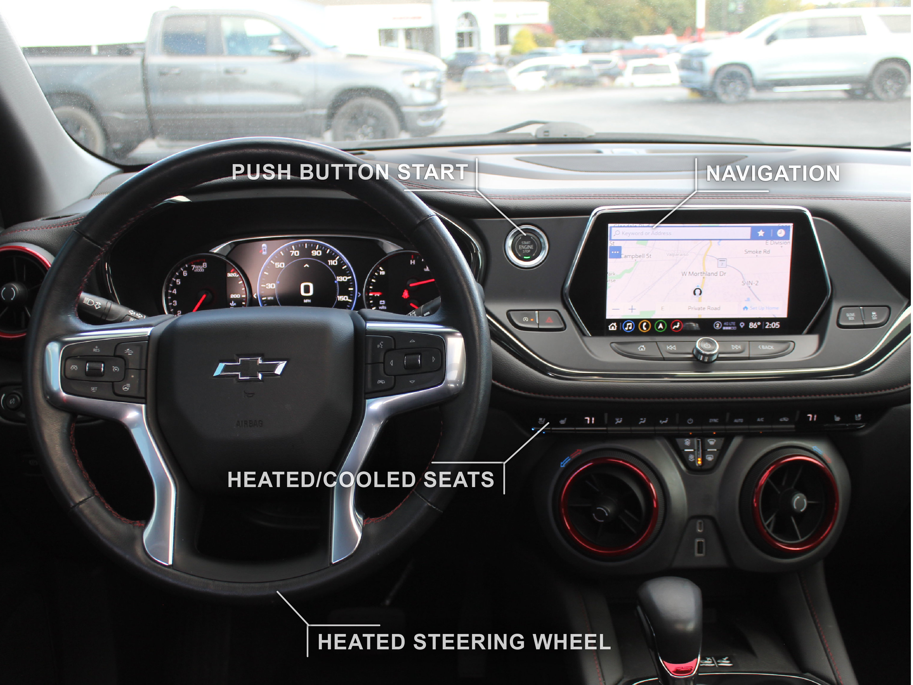 Used 2021 Chevrolet Blazer RS w/ Enhanced Convenience Package FWD image 3