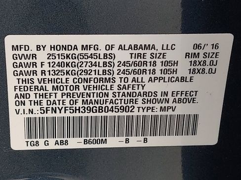 Used 2016 Honda Pilot EX image 33