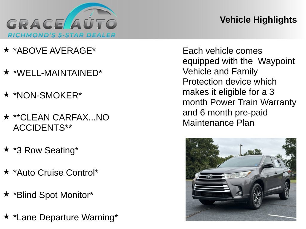 Used 2019 Toyota Highlander Plus FWD image 2
