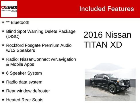 Used 2016 Nissan Titan PRO-4X w/ Pro-4x Convenience Package AWD/4WD image 3