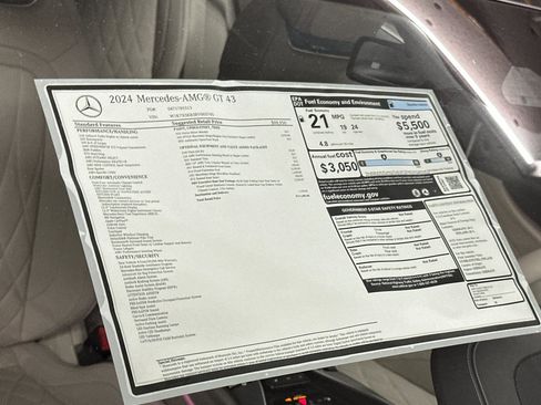 Certified 2024 Mercedes-Benz AMG GT 43 image 29