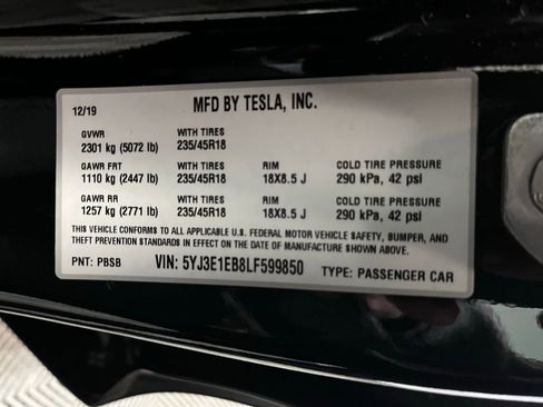 Used 2020 Tesla Model 3 Long Range image 24