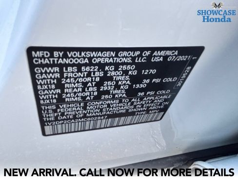 Used 2021 Volkswagen Atlas SE FWD image 11