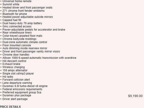 Used 2019 GMC Sierra 2500 Denali w/ Duramax Plus Package image 9