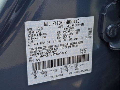 New 2026 Ford Explorer ST w/ Sun And Sound Package AWD/4WD image 18