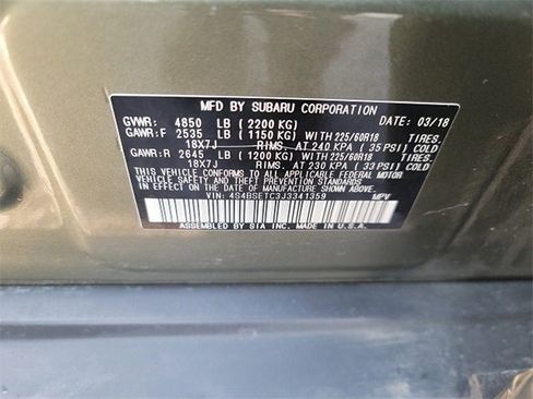 Used 2018 Subaru Outback 3.6R Touring image 10