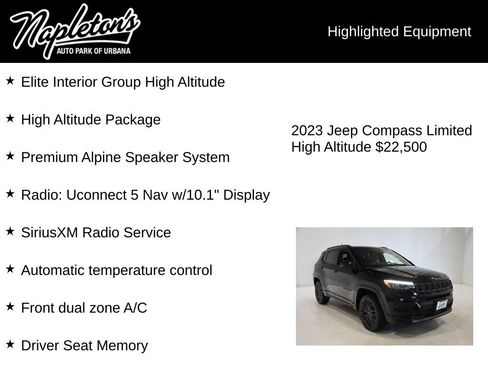 Used 2023 Jeep Compass Limited AWD/4WD image 15