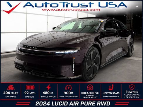 Used 2024 Lucid Air Pure RWD image 1