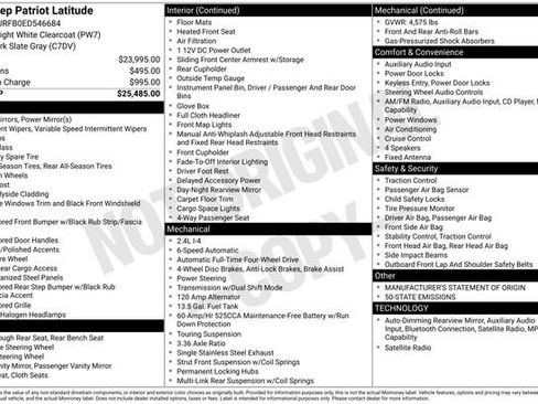 Used 2014 Jeep Patriot Latitude AWD/4WD image 3