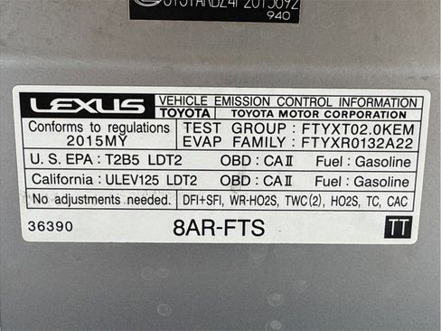 Used 2015 Lexus NX 200t FWD w/ Premium Package image 27