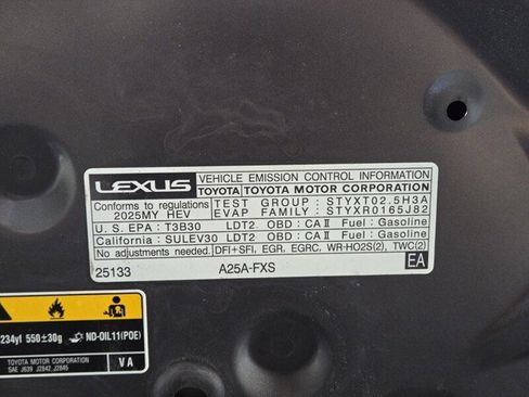 Certified 2025 Lexus NX 350h AWD w/ Premium Package image 28