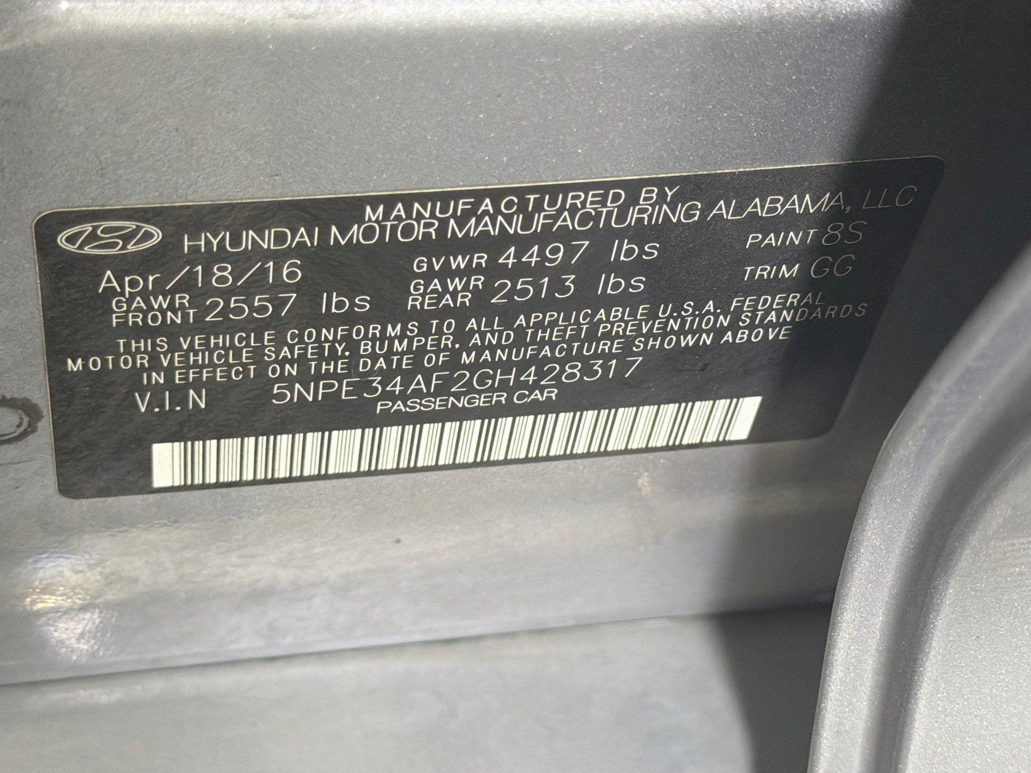 Used 2016 Hyundai Sonata Sport w/ Option Group 02 FWD image 12