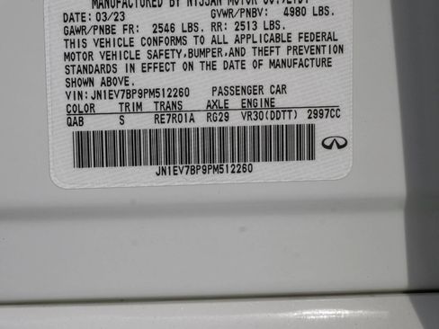 Used 2023 INFINITI Q50 Luxe w/ Cargo Package image 65