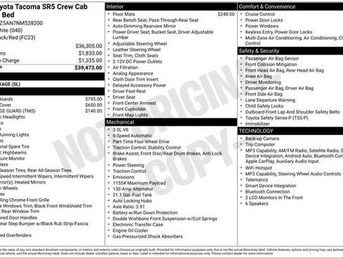 Used 2022 Toyota Tacoma SR5 AWD/4WD image 5