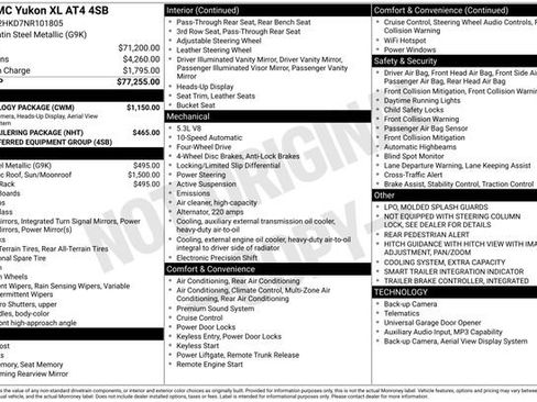Used 2022 GMC Yukon XL AT4 w/ Technology Package AWD/4WD image 42