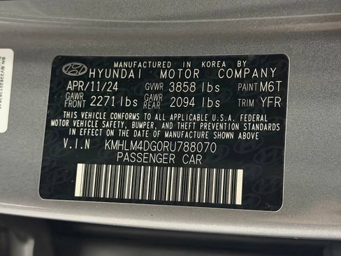 Certified 2024 Hyundai Elantra SEL FWD image 26