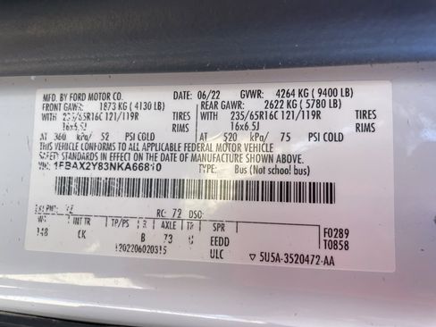 Used 2022 Ford Transit 350 XLT image 20