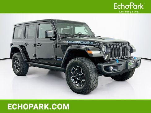 Used 2023 Jeep Wrangler Unlimited Rubicon 4xe w/ Steel Bumper Group AWD/4WD image 1