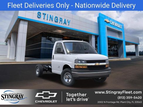 New 2025 Chevrolet Express 3500 w/ Power Convenience Package RWD image 1