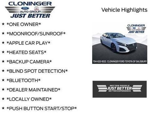 Used 2023 Nissan Altima 2.5 SR w/ SR Premium Package FWD image 3