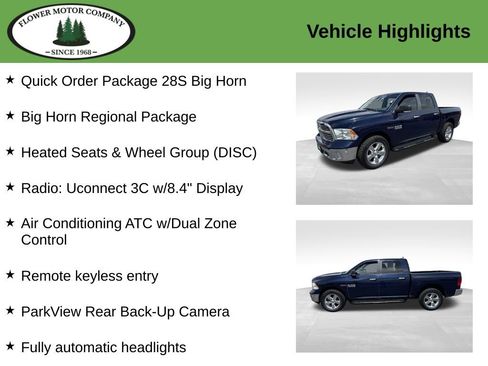 Used 2017 RAM 1500 Big Horn AWD/4WD image 2