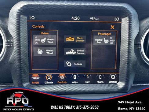 Used 2020 Jeep Gladiator Overland AWD/4WD image 19