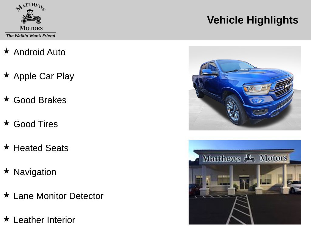 Used 2019 RAM 1500 Laramie RWD image 11