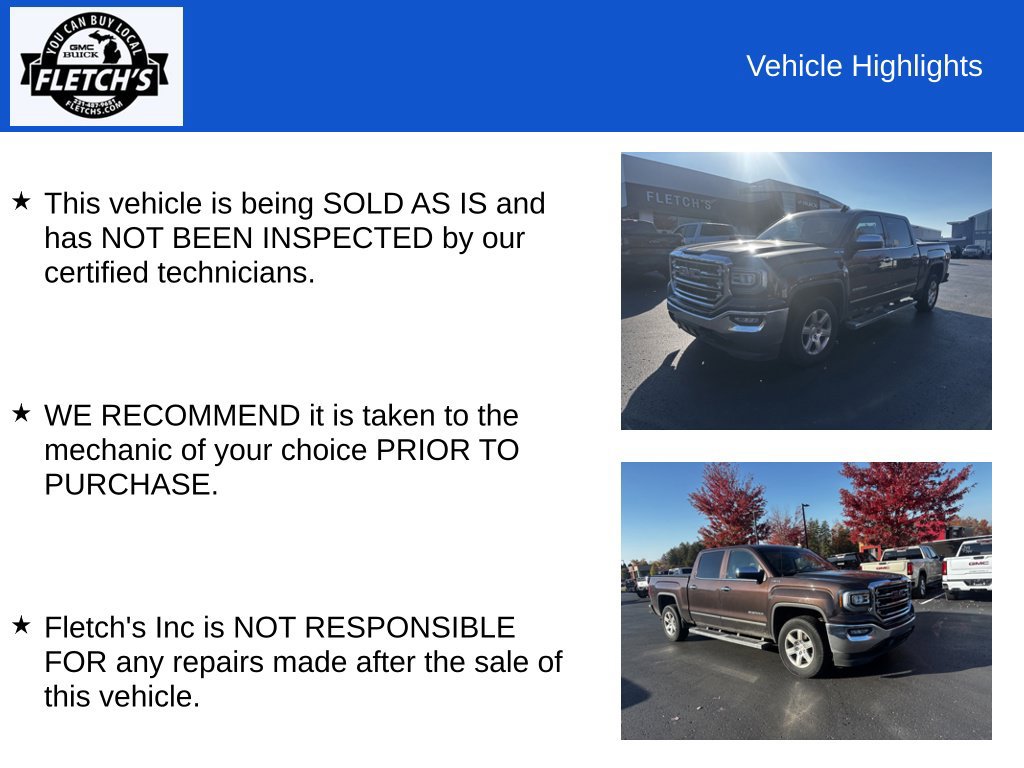 Used 2016 GMC Sierra 1500 SLT AWD/4WD image 2