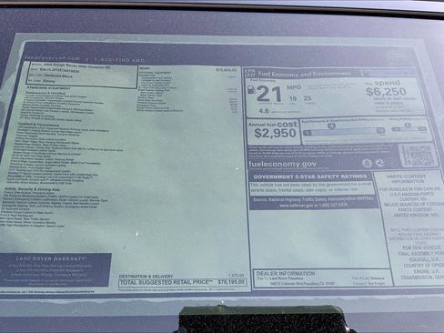 New 2026 Land Rover Range Rover Velar Dynamic SE image 18