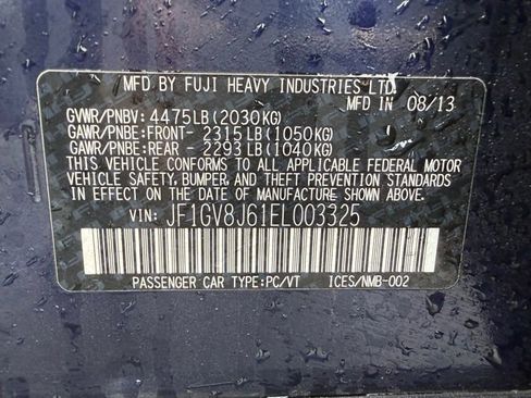 Used 2014 Subaru Impreza WRX STI Limited w/ Navigation System Package image 14