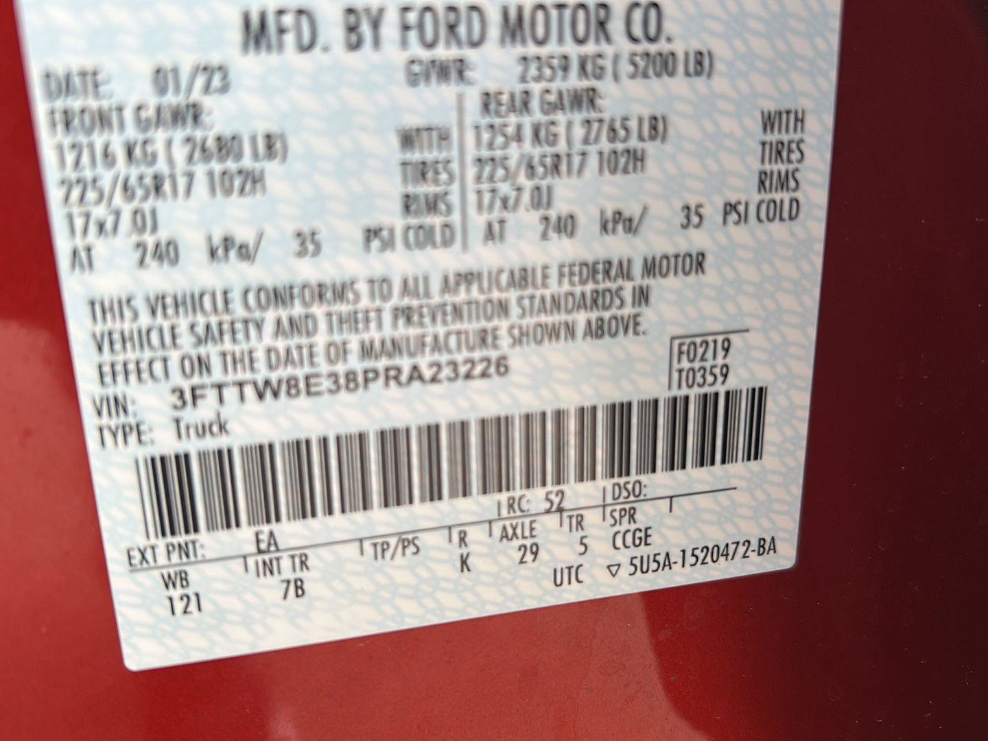 Used 2023 Ford Maverick XLT FWD image 33