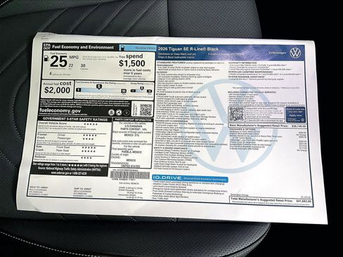 New 2026 Volkswagen Tiguan SE R-Line AWD/4WD image 36