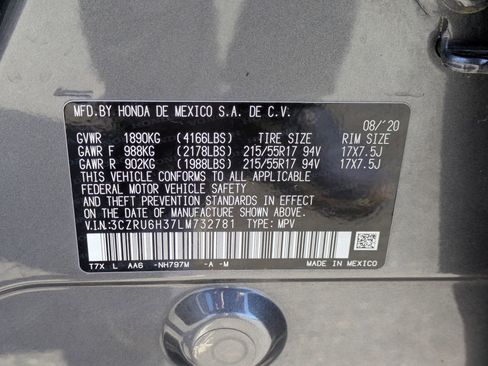 Used 2020 Honda HR-V LX image 24