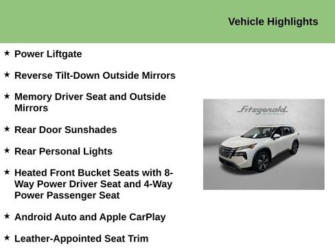 Used 2025 Nissan Rogue SL w/ SL Premium Package FWD image 10